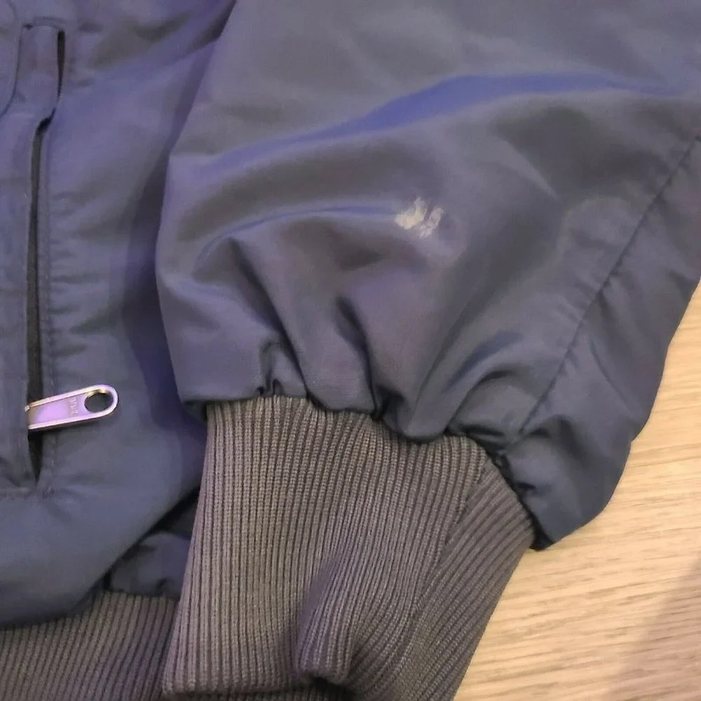 North Face Vtg Red/Blue Size XL‎ Windbreaker Fleece Lining Jacket Bear Mountain